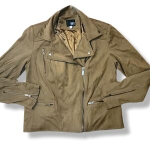 KUT From the Kloth Suede Moto Jacket